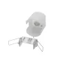 ESYLUX EP10425929 carcasa de superficie blanca polipropileno 63x63 mm