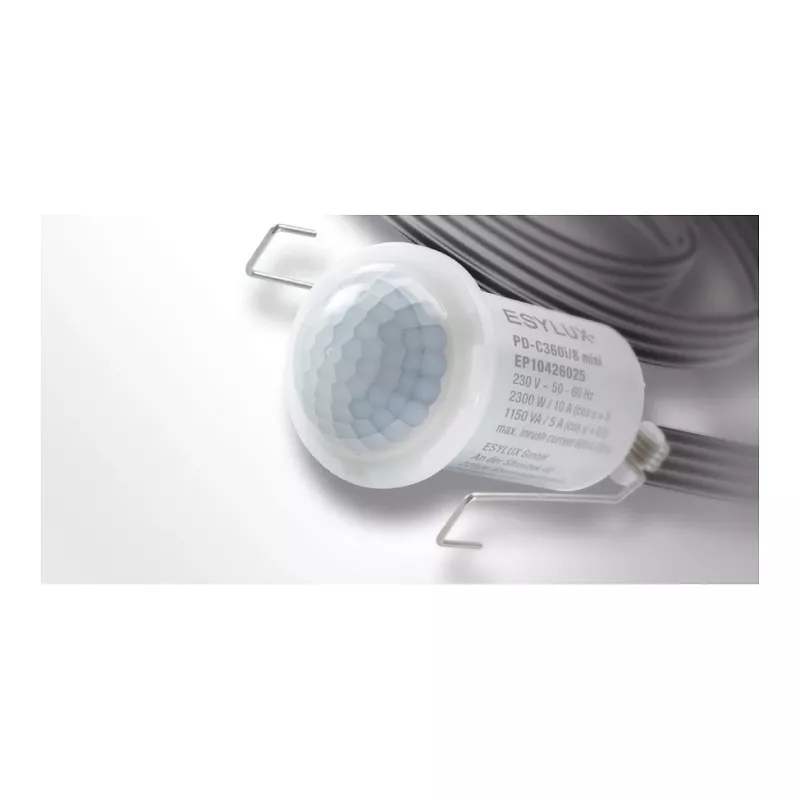 ESYLUX EP10426155 detector de presencia de techo inalámbrico 360° 8 m IP55 blanco