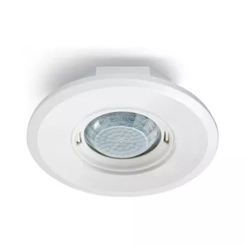 ESYLUX PD-FLAT 360i/8 detector de presencia - cableado - 8 m - techo/pared - blanco - IP20 - 360°