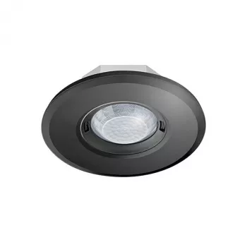 ESYLUX PD-FLAT 360i/8 RB detector de movimiento enrasado en techo, negro, 360°, 8 m de alcance