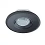 ESYLUX MD-FLAT 360i/8 ROUND BLACK detector de movimiento PIR de techo 360° 8m presencia 24m movimiento