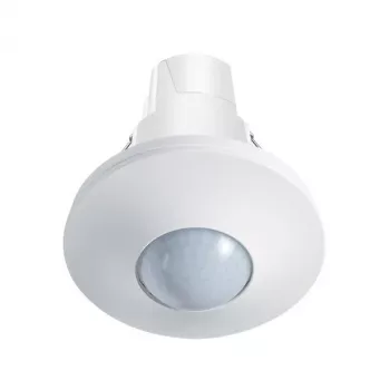 ESYLUX PD-C 360 detector de presencia de techo, 360° PIR, DALI, blanco