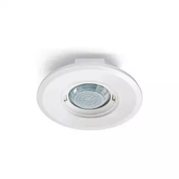 ESYLUX PD-FLAT 360i/8 detector de presencia, cableado, 50 m², techo, blanco, IP20, 3 m
