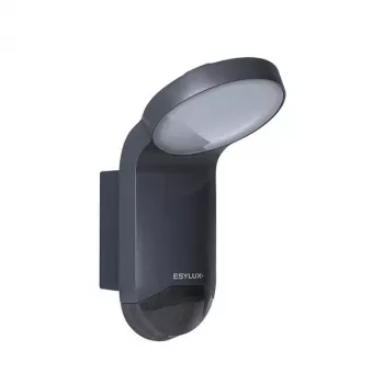 ESYLUX WILMA WL 100 OP proyector LED exterior 1000lm 4000K IP65 grafito con detector de movimiento PIR