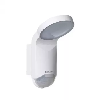 ESYLUX WILMA WL 100 OP MD1000lm 27/4K IP65 blanco con detector de movimiento