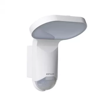 ESYLUX WILMA WL 200 OP MD 1600lm 4000K IP65 blanco proyector LED exterior con detector de movimiento