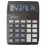 Genie 840 BK Calculadora de sobremesa - 10 dígitos - pantalla inclinable - alimentación dual (solar y batería) - negro/gris