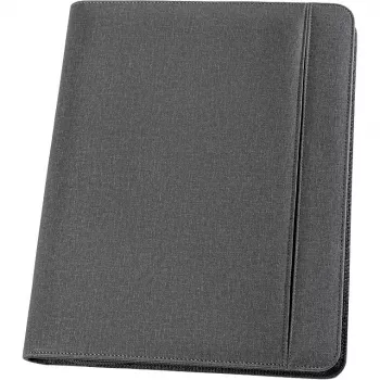 Genie 12668 Carpeta de documentos A4 negro piel sintética nailon cremallera 270 mm 30 mm