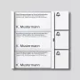 Siedle TM 612-3 W Módulo de botón de llamada - Blanco - 3 botones - Serie Vario