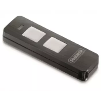 SOMMER Pearl Twin Emisor manual de 2 canales 868,8 MHz SOMloq2 Negro