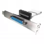 DIGITUS ASSMANN cable serie-paralelo DB-25 macho a DB-25 macho 2m gris