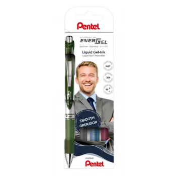 Pentel 4 EnerGel BL77 set de roller de gel 0,35 mm colores surtidos