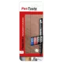 Pentel N50S rotulador permanente set de 4 colores surtidos punta redonda 2,1 mm