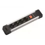 Bachmann CONNECT US regleta de enchufes - 4 tomas, cable de 1,8 m, negro