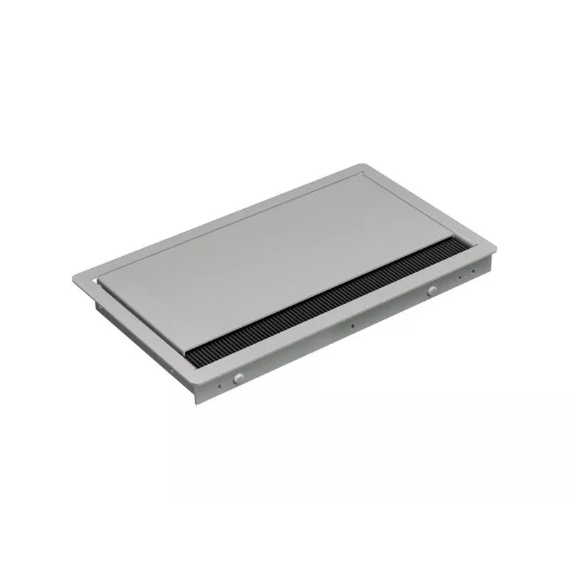 Bachmann CONI COVER short - regleta de enchufes de empotrar con 3 tomas Schuko, cable de 2m, negro