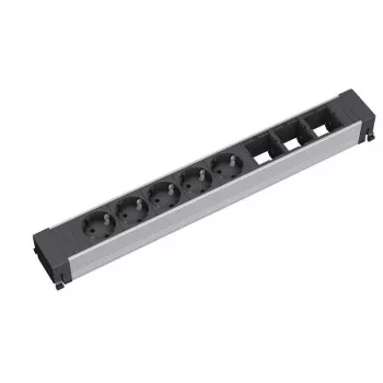 Bachmann CONFERENCE módulo de entrada de alimentación con conector Wieland GST18i3, negro