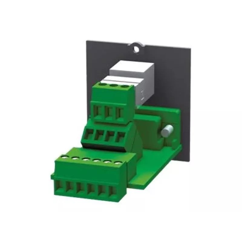 Bachmann placa frontal modular Snap-In - conector hembra HD-15 VGA negro
