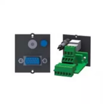 Bachmann 917.074 marco VGA conector hembra de 15 pines + conector hembra jack de 3,5 mm
