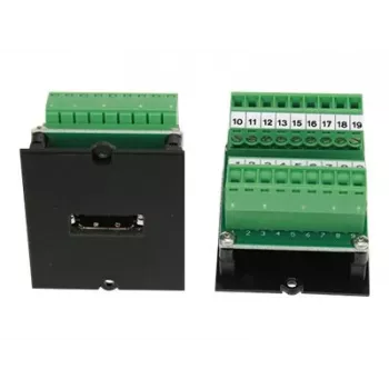Bachmann Custom Module - placa frontal modular Snap-In, negro