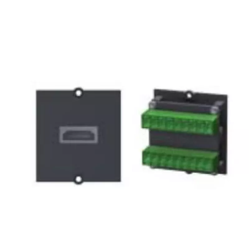 Bachmann Custom Module - placa frontal modular Snap-In, negro