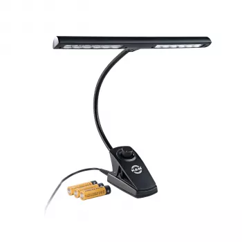 Lámpara para atril K&M 12295 con regulador, LED, negro