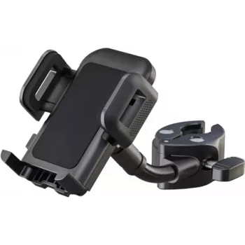 Soporte para smartphone K&M 19761 para smartphones y otros dispositivos (giro 360°) - negro