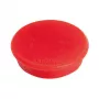 Imán redondo de 13 mm Franken GmbH rojo, fuerza de sujeción 100 g, pack de 10 uds.