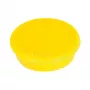 Imán para pizarra blanca FRANKEN de 13 mm amarillo, fuerza de sujeción 100 g, pack de 10