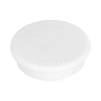 Imán FRANKEN de 13 mm blanco, fuerza de sujeción 100 g, 10 uds./pack