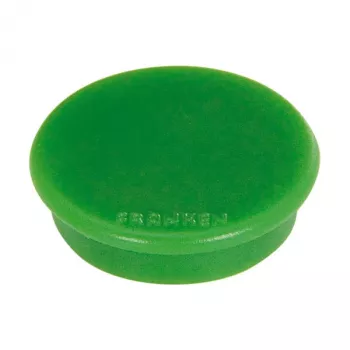 Imán FRANKEN HM20 02 redondo de 24 mm verde, 10 uds./pack