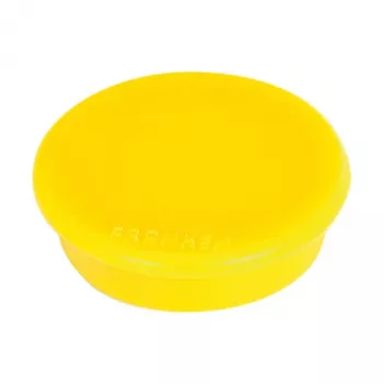 Imán FRANKEN HM20 04 redondo de 24 mm amarillo, 10 uds./pack