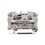 WAGO 2004-1201 borne de paso, 2 conductores, 800 V, 32 A, gris, 6,2 mm de ancho, CAGE CLAMP