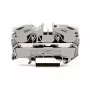 WAGO 2016-1201 borne de paso, 16 mm², 800 V, gris, Push-in CAGE CLAMP