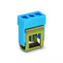 WAGO 210-281 borne de carril de 2 conductores, CAGE CLAMP, gris, 800V, 24A