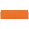 WAGO placa final/intermedia 280-315 naranja