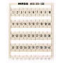 WAGO 209-566 tiras de marcado - blanco - 5 mm - 250 mm - sin rotular - para bornes de carril TOPJOB S