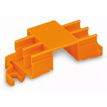 WAGO 243-113 Adaptador de montaje para 6 conectores, serie 243, naranja