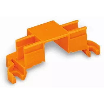 WAGO 243-112 adaptador de montaje para 4 conectores, serie 243, naranja