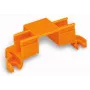 WAGO 243-112 Adaptador de montaje para 4 conectores, serie 243, naranja