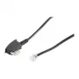 ShiverPeaks S-Impuls cable telefónico - TAE-N (S) a RJ-11 (2 polos) - 3 m - blanco