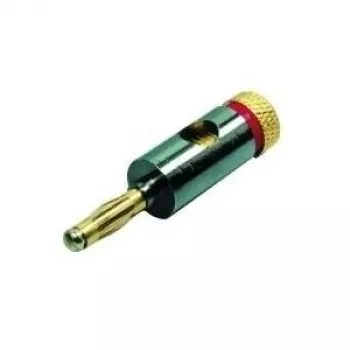 DIVERSE conector de altavoz de banana a bloque de bornes de tornillo - rojo