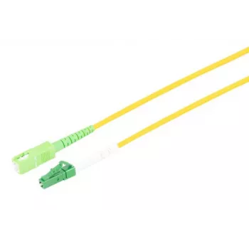 S CONN S/CONN maximum connectivity Cable de parcheo de fibra óptica Simplex LC/APC SC/APC OS2 - Cable - 0,5 m