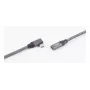 ShiverPeaks Cable de extensión USB 3.2 en ángulo de 90° conector Type-A macho a hembra 0,25 m Negro