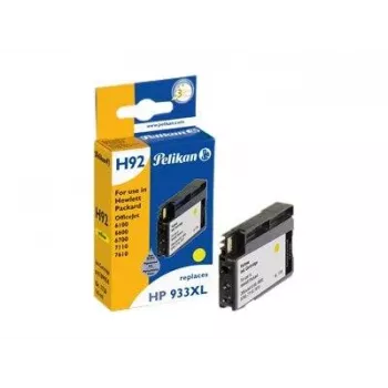 Cartucho de tinta remanufacturado Pelikan para HP CN056AE (933XL) amarillo alta capacidad