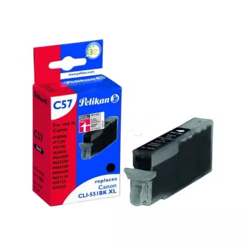 Cartucho de tinta compatible Pelikan para Canon CLI-551BK XL negro alta capacidad