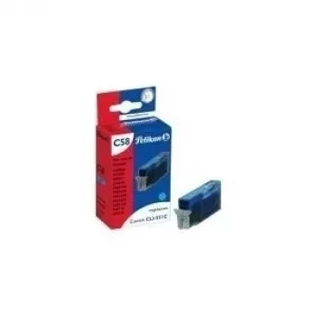 Cartucho de tinta compatible Pelikan para Canon CLI-551C XL cian alta capacidad 11 ml