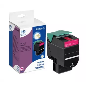 Cartucho de tóner Pelikan para Lexmark C544X1MG magenta alto rendimiento