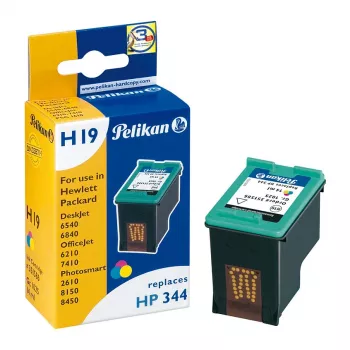 Pelikan Cartucho de tinta compatible para HP 344 (C9363EE), Tricolor