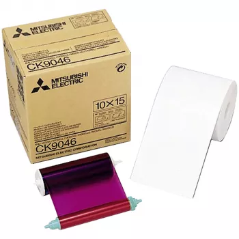 Mitsubishi Electric CK 9046 10 x 15 cm 600 impresiones papel y cinta de sublimación de tinta