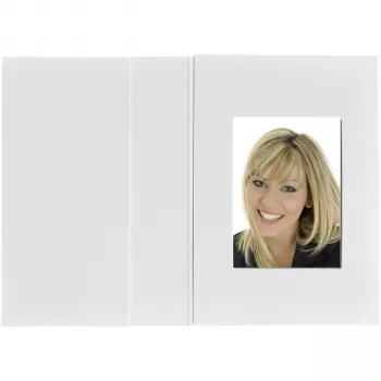 DAIBER carpetas blanco mate 36x50 mm pack de 100
